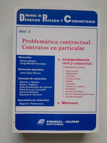 Problemática Contractual Contratos Particular 2014-2 / Rdpyc