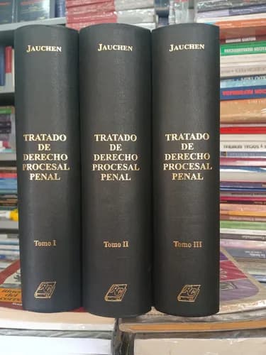 Jauchen Tratado De Derecho Procesal Penal  3 Tomos