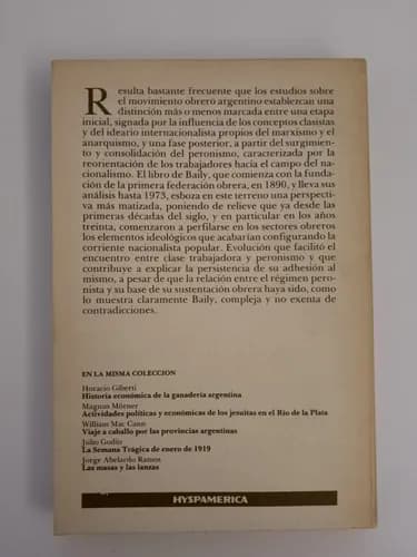 Movimiento Obrero, Nacionalismo Y Política En Argentina