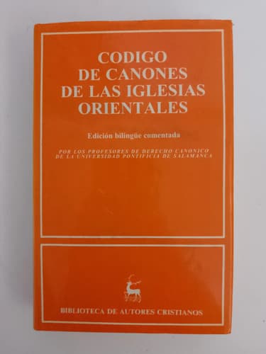 Codigo De Canones De Las Iglesias Orientales
