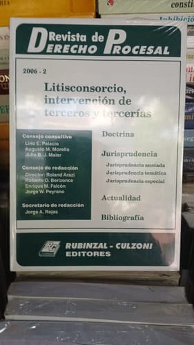 Litisconsorcio, Intervención De Terceros - Rdp 2006 2