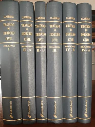 Llambias / Tratado De Derecho Civil - Obligaciones 6 Tomos