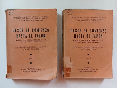 Desde El Comienzo Hasta El Japón Tomo 1 Y 2 / Walter Krueger