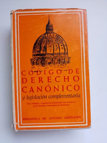 Código De Derecho Canónico Y Legislación Complementaria