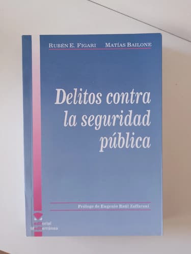 Delitos Contra La Seguridad Pública / Rubén E. Figari