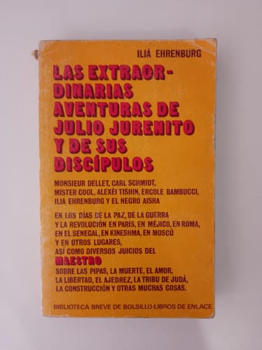 Aventuras De Julio Jurenito Y Sus Discípulos / Ilia Ehrenbur