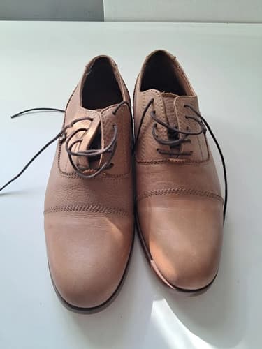Zapato De Vestir Marron Claro (boating, Talle 41, Cuero) Marrón Claro Lisa 41 Eu