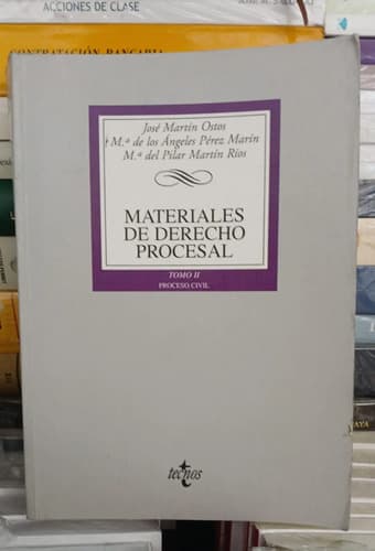Materiales De Derecho Procesal, Tomo Ii / Jose Martin Ostos