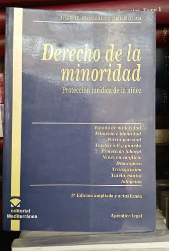 Derecho De La Minoridad / José González Del Solar