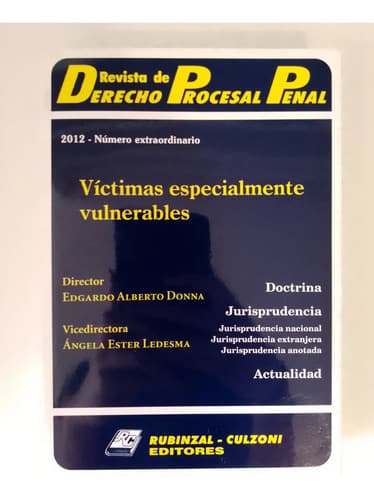 Rdpp / Vìctimas Especialmente Vulnerables (2012)