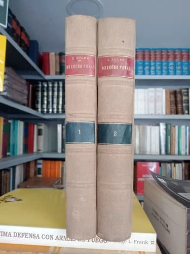 Soler / Derecho Penal Argentino Primera Edición 2tms - 1940