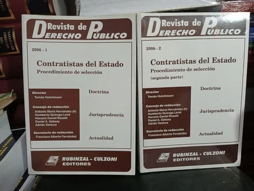 Rddp - Contratistas Del Estado Tomo I Y Ii (2006)
