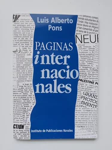 Paginas Internacionales / Luis Alberto Pons