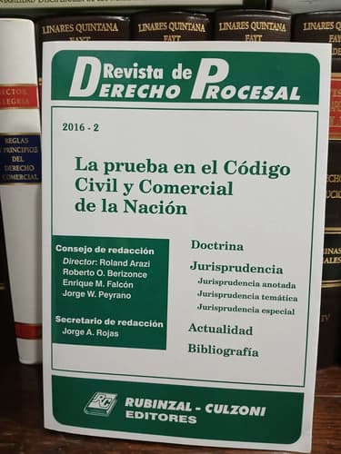 Rddp - La Prueba En El Codigo Civil Y Comercial De La Nación