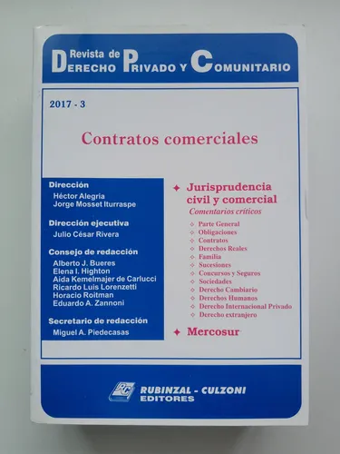 Contratos Comerciales 2017 - 3 / Rdpyc