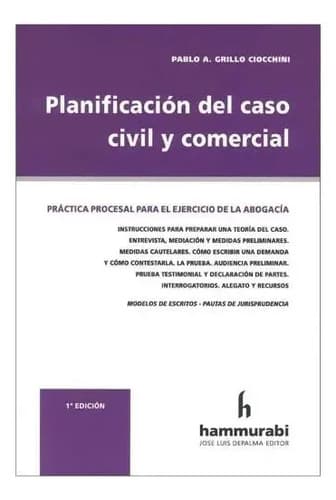Libro Planificación Del Caso Civily Comercial Sd3