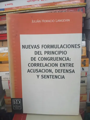 Nuevas Formulaciones Del Principio De Congruencia Langevin