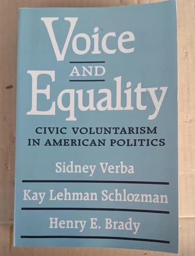 Voice And Equality / Sidney Veba