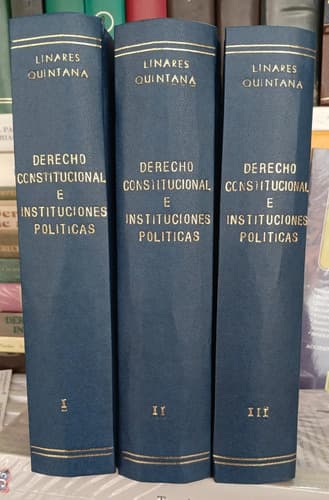 Derecho Constitucional E Instituciones Politicas Linares 3ts