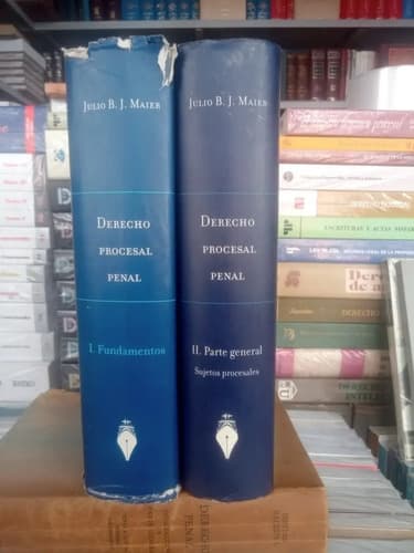Julio B. J. / Maier Derecho Procesal Penal 2 Tomos (enc)