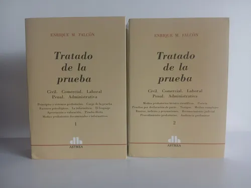 Tratado De La Prueba 2 Tomos - Falcon