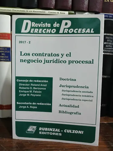 Rddp - Los Contratos Y El Negocio Jurídico Procesal 2017-2