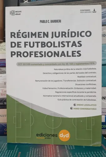 Régimen Jurídico Futbolistas Profesionales / Pablo Barbieri