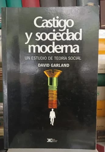 Castigo Y Sociedad Moderna / David Garland