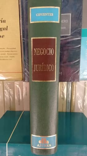 Santos Cifuentes / Negocio Jurídico (enc)