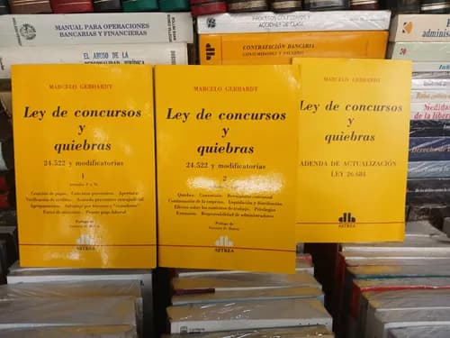 Gebhardt / Ley De Concursos Y Quiebras Con Actualización
