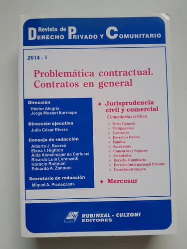 Problemática Contractual Contratos General 2014 - 1 / Rdpyc