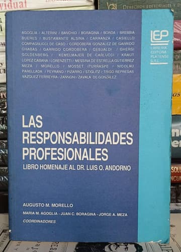 Morello Las Responsabilidades Profesionales Homenaje Adorno