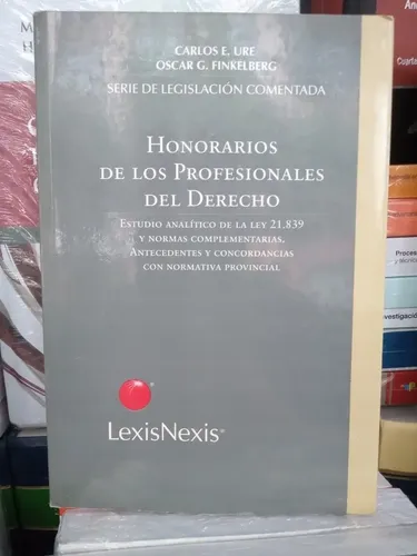 Ure Filkenberg / Honorarios De Los Profesionales Del Derecho
