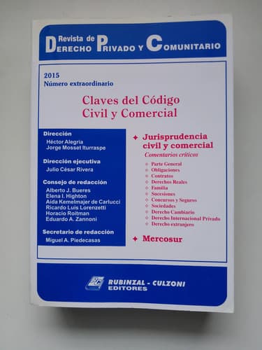Claves Del Código Civil Y Comercial 2015 / Rdpc