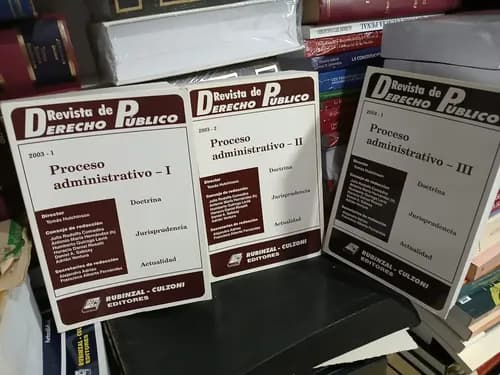 Rddp - Proceso Administrativo Tomo I, Ii Y Iii (2003)