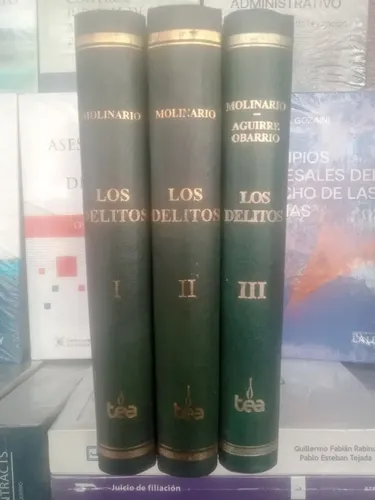Molinario / Los Delitos 3 Tomos (enc) Tea