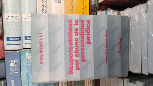 Responsabilidad Por Abuso De La Pers. Jurídica / Gulminelli