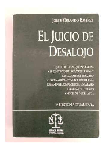 El Juicio De Desalojo / Jorge Orlando Ramirez