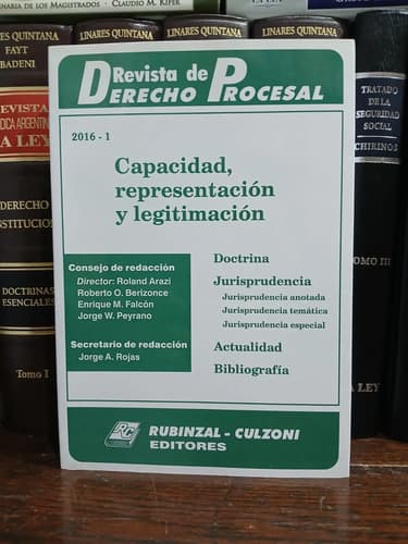 Rddp - Capacidad, Representación Y Legitimación 2016-1