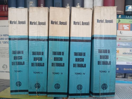 Deveali / Tratado De Derecho Del Trabajo 5 Tomos Completo