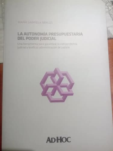 María Abalos La Autonomía Presupuestaria Del Poder Judicial